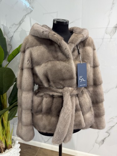Giacca visone grigio com - giacca, di