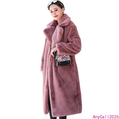 Cappotto lungo pelliccia