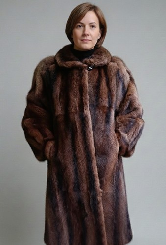 Cappotto lungo pelliccia di - cappotto, in