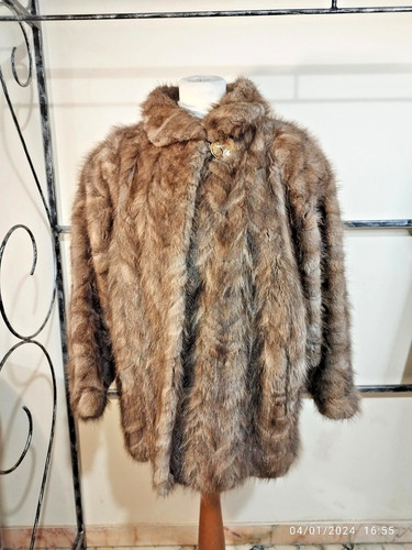 Pelliccia vera visone - vera, marrone