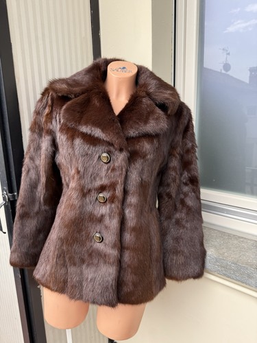 Visone giacca pelliccia - s,