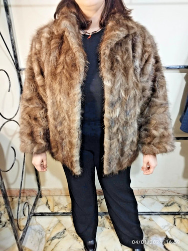 Pelliccia vera visone marrone - vera,