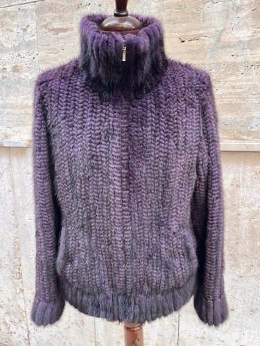 Pelliccia visone viola - pelliccia, tg