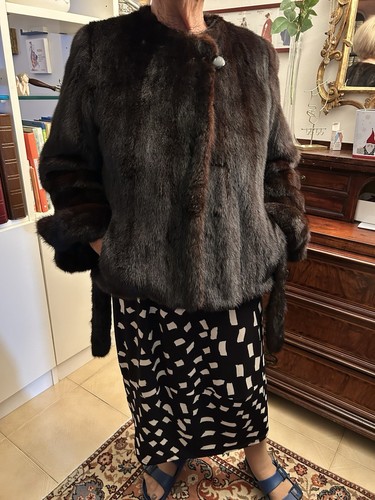 Pelliccia visone marrone - visone,